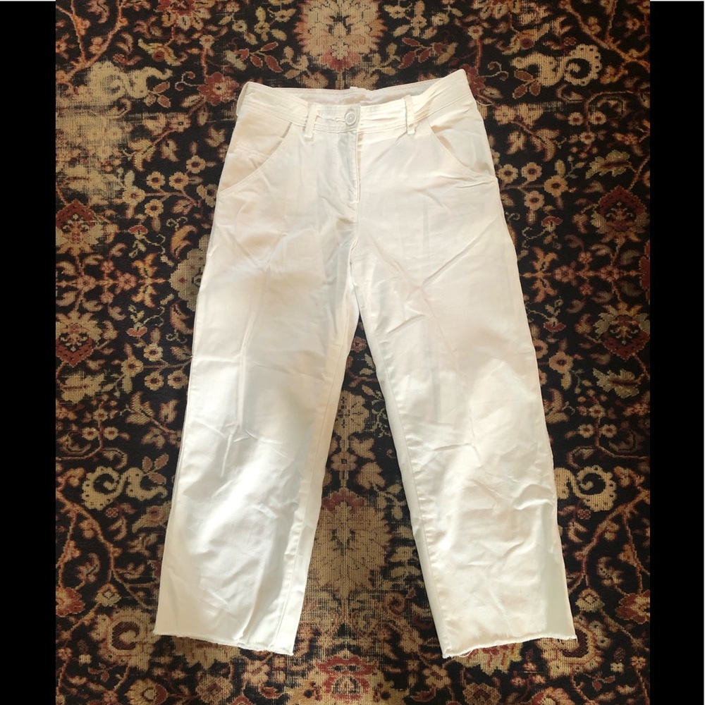 Free people high waisted crop carpenter jeans size 4 / 27